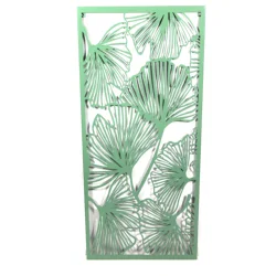 Modern Luxury Gold Metal Leaves 
 Partition Screen Wall Dividers Decoration Laser Cutting Metal Panel