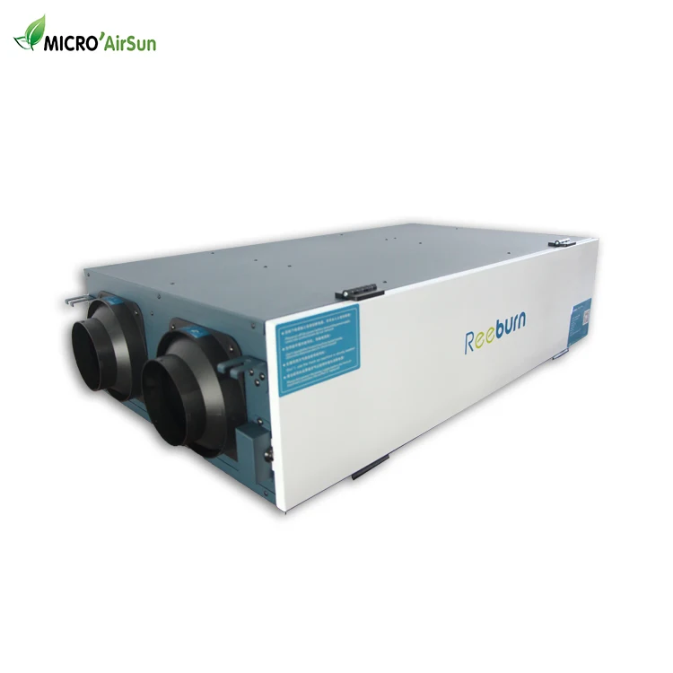 
Auto H12 filter centralized air energy recovery exchange system for buildings ventilation 