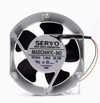 Сервопривод 12 В 48 DC24V 1.05A EC AC 172X151x50 мм 17 см 17250 большой объем воздуха инвертор выделенный MADC24H7C-943 Вентилятор охлаждения