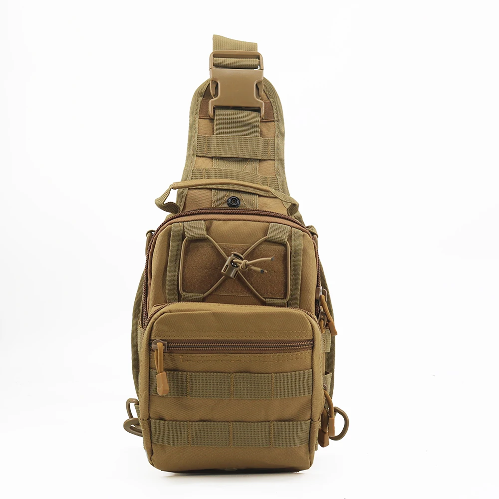 Chenhao Tactical Crossbody Men Sling Bag Wallet Casual Travelling Chest Purse Hiking Shoulder Bag Outdoor Sport Chest Gig Bag