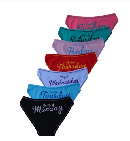Оптовая продажа, новый стиль, женские сексуальные эластичные хлопковые трусики с низкой талией и принтом букв из мультфильмов, нижнее белье для девушек