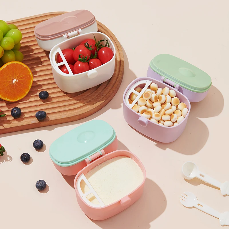 Portable Milk Powder Box Baby Formula Dispenser Travel Newborn Formula Containers For Travel