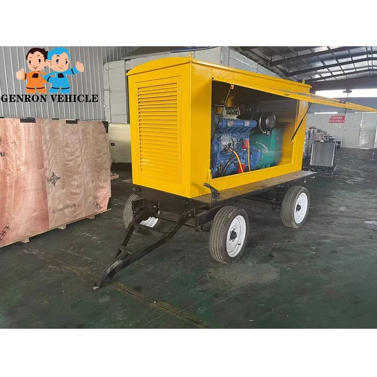 Made in China 30KW Mobile Power Station Generator Trailer for Sale in Africa and Central Asia