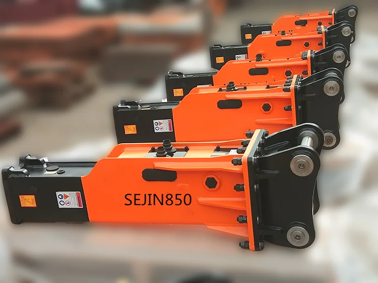 sb45 7-14 ton wheel excavator with Breaker Hammer