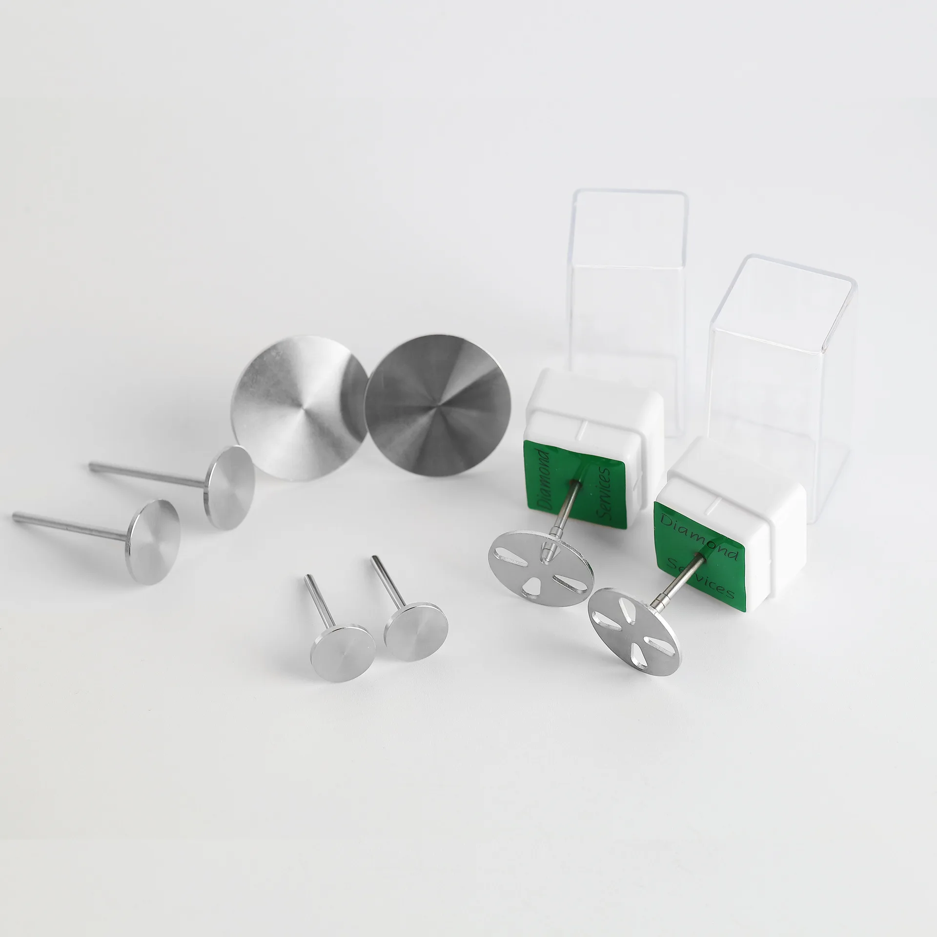 High quality for nail polish machine sanding handle diameter 2.35MM nail exfoliating sticky sandpaper stainless steel sand head