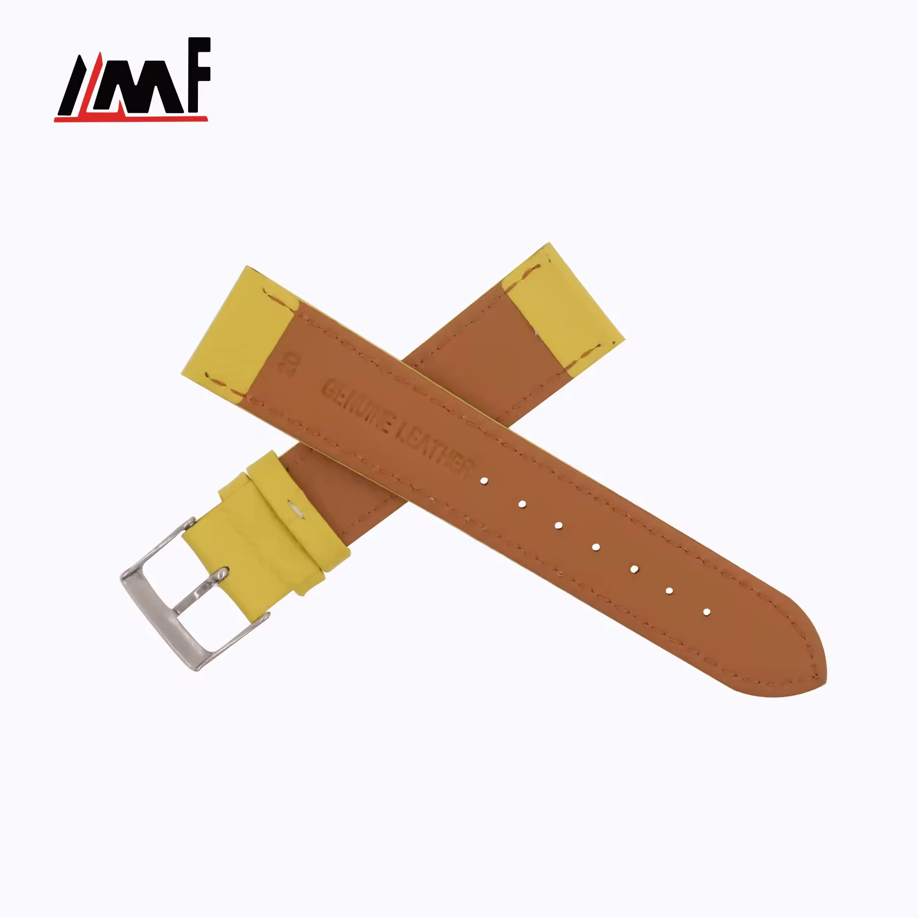 Factory Custom Italian Epson Calf Leather 16mm 18mm Watch Band Durable Colorful Luxurious Unisex Fashion Accessory