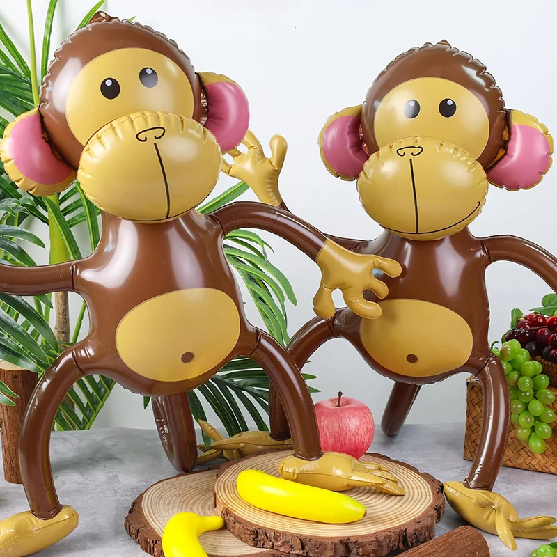 Eco-Friendly PVC Inflatable Dancing Monkey Toy Balloon for Party Decorations or Props