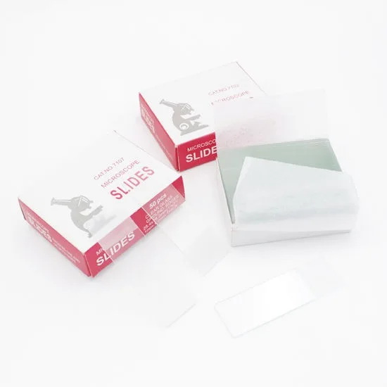 Wholesale Lab Disposable 50PCS 1-1.2mm Ground Edge Diagnostic Glass Slide Microscope