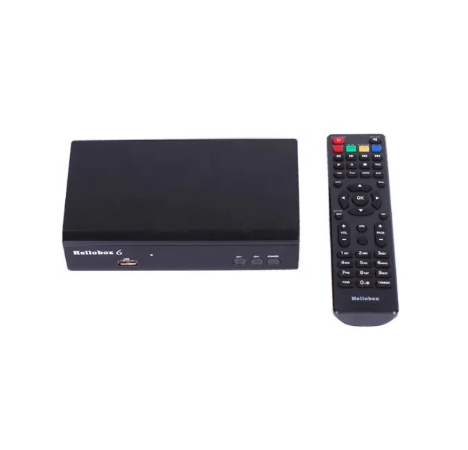  Hellobox 6 1080P Full HD спутниковый ТВ приемник Powervu Biss полностью автоматический Бесплатный IPTV H.265