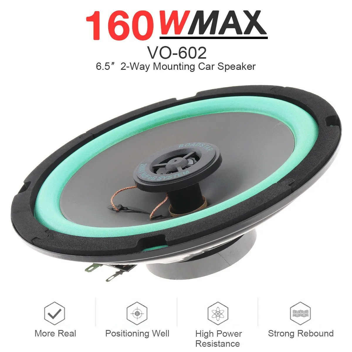 4/5/6 дюймов Автомобильные колонки 160 Вт Hi-Fi коаксиальный сабвуфер универсальный автомобильный аудио музыкальный полночастотный Стереодинамик