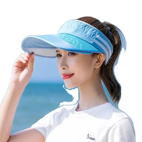 2023 Outdoor all-match sun hat travel hat summer sunshade anti-ultraviolet cover face empty top hat