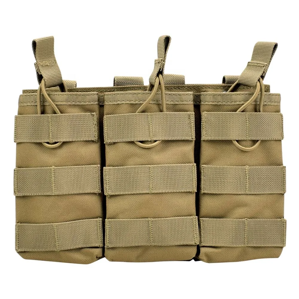 Фабричный Тактический тройной мешочек с зажимом MOLLE Fastmag-идеальный аксессуар для быстрого
