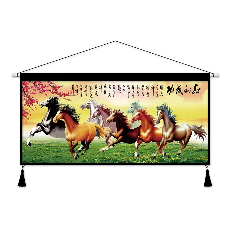 Large size Diamond Painting Kit Running Horses Set Full Kits Crystal Rhinestone Embroidery Craft for Home Wall Decoration