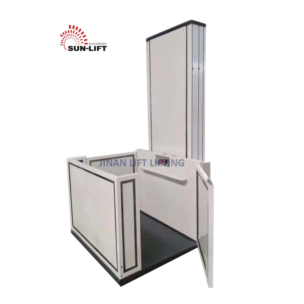 2.8m 250kg Hydraulic Small Home Lift Cheap Wheelchair Elevator For Disabled With CE ISO