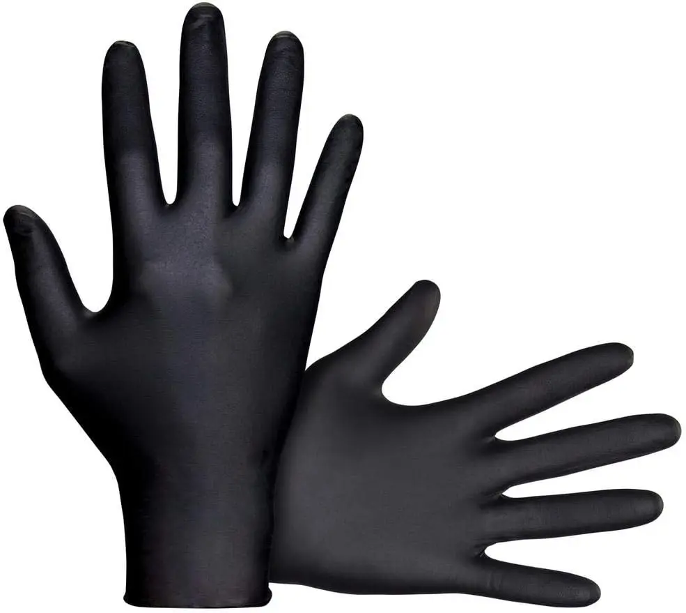 Low-priced and hot selling nitrile gloves black gloves nitrile powder free