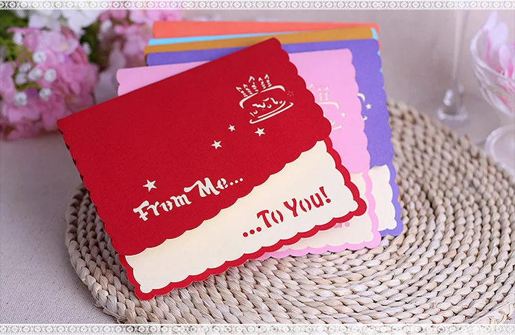 Happy Birthday Card For Girl Kids Wife Husband 3D Birthday Cake Pop-Up Greeting Cards Postcards Gifts With Envelope