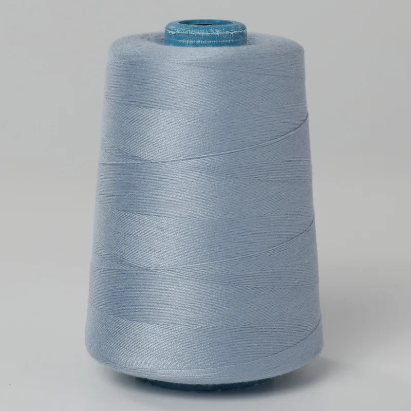 202 203 402 602 Sewing Machine Thread Different Types 100% Polyester Threads New Carton Machine Dty Yarn Raw White Dty