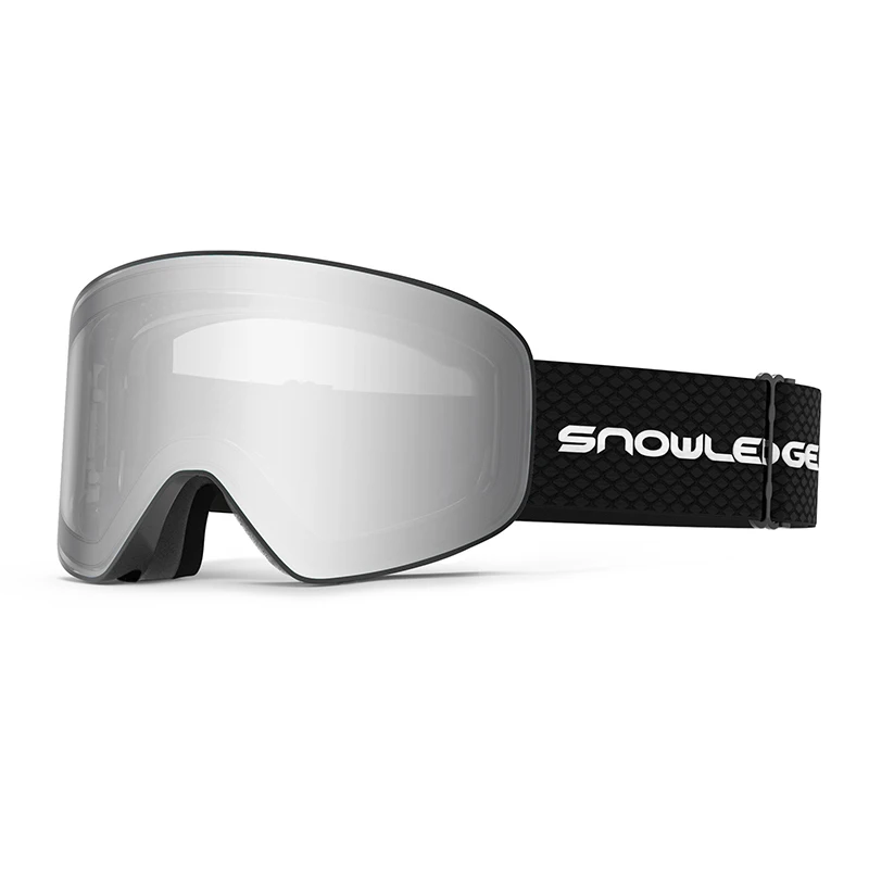Зимние женские лыжные очки SNOWLEDGE, двухслойные лыжные очки UV400, противотуманные лыжные маски, мужские очки для сноуборда