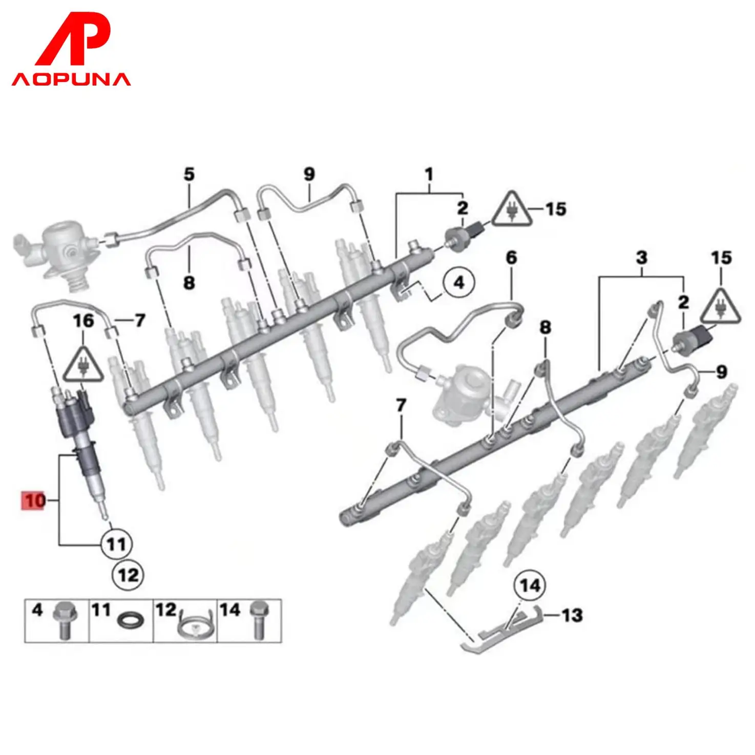 Fuel Injector Nozzle OEM 13537585261