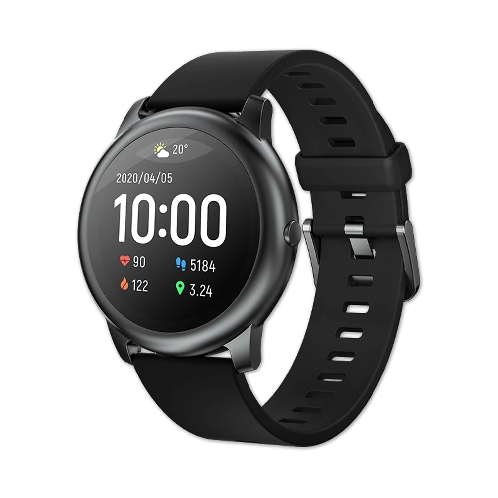 Global version xiaomi Haylou Solar LS05 smart watch sports metal heart rate sleep monitor IP68 waterproof iOS Android system