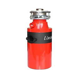 Household Kitchen Appliances 1hp Waste Food Processor Induction motor / Kitchen Waste Macerator / Holow Grinding Machine