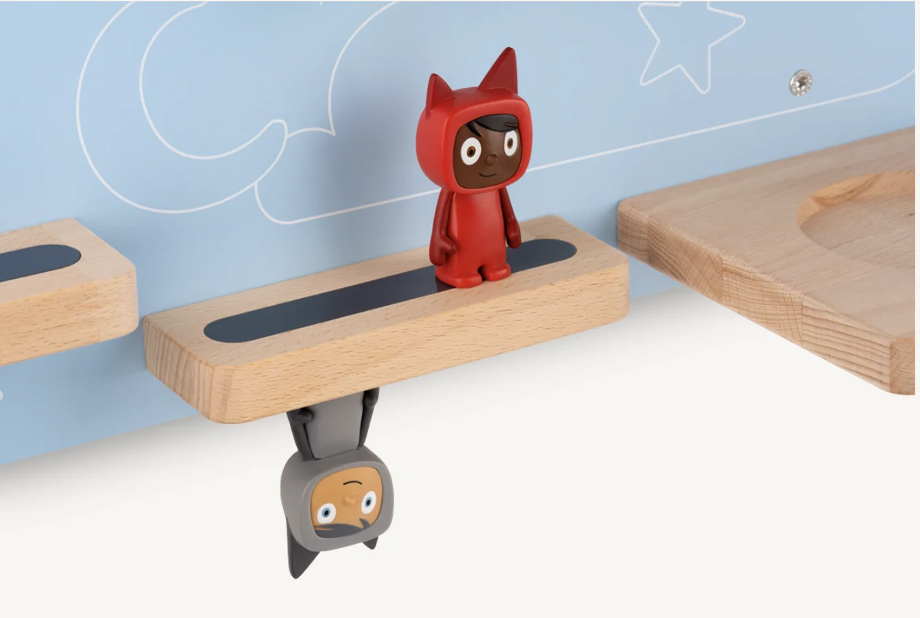 customized cloud Toniebox Starter Set Home Decorative Wall Mounted NEW wood Tonie Shelf in Cloud Design