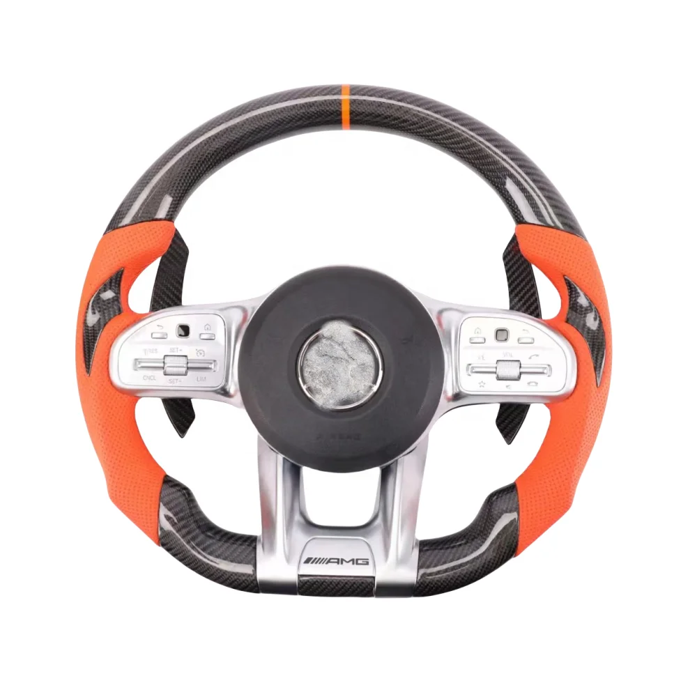 Custom Carbon Fiber Steering Wheel for Mercedes benz AMG G63 C63 S63 E63 Mercedes Benz Steering Wheel