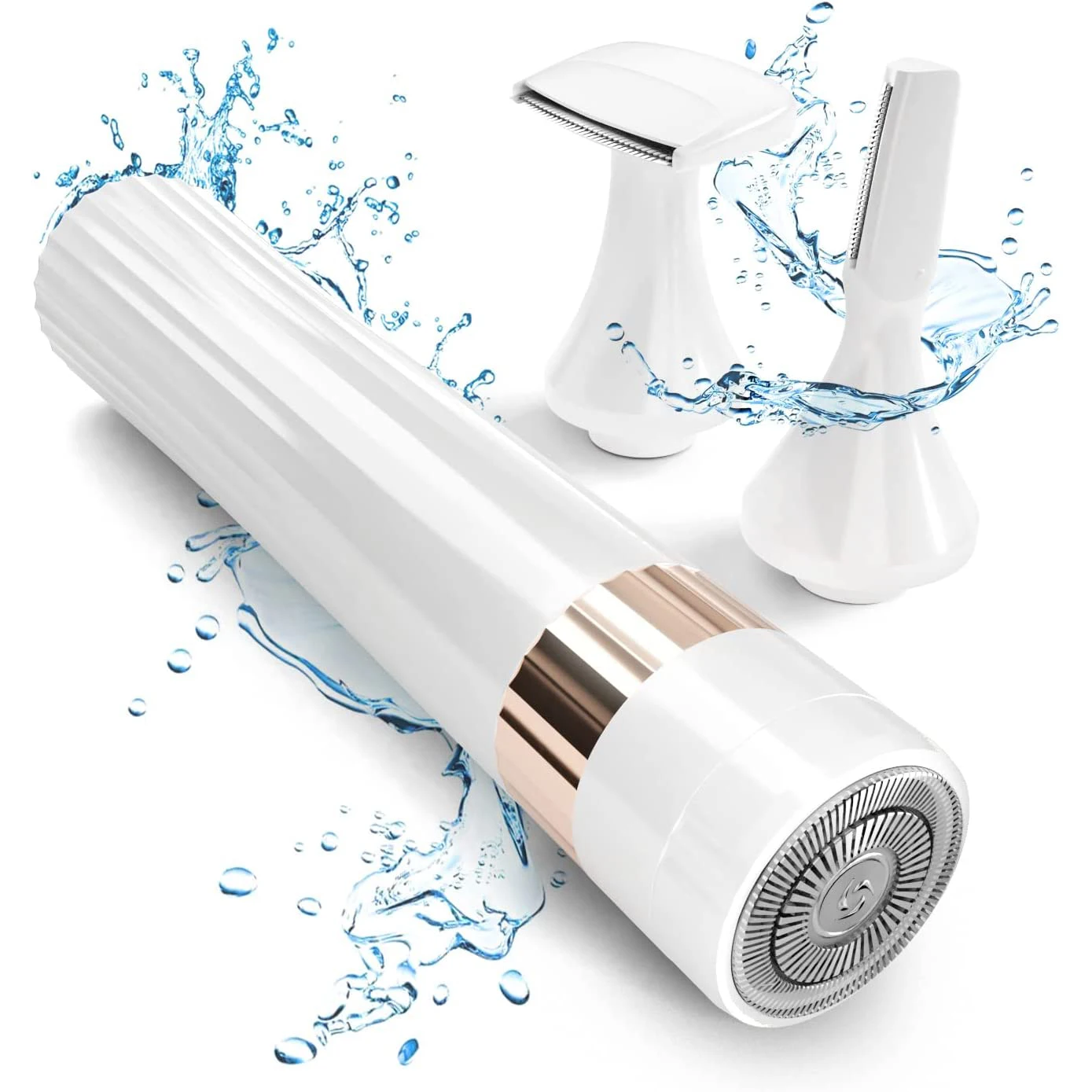 3 in 1 Lady hair shaving and trimming kit Women Body hair cutting removal Washable Female Razors for face underarm bikini ect