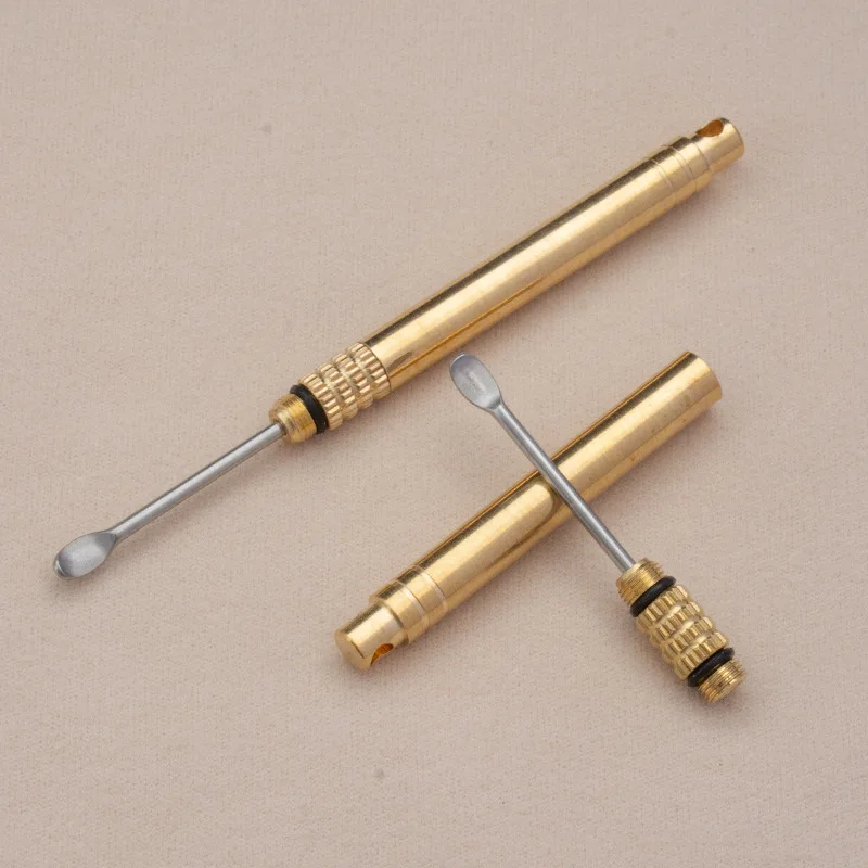 portable brass toothpicks Stainless steel toothpick Multi functional titanium alloy toothpick