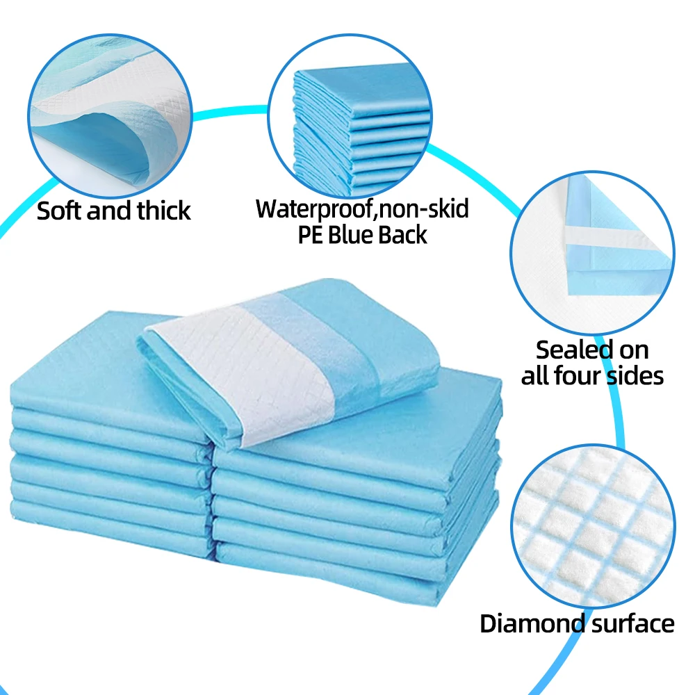 OEM Disposable Incontinent Pad Medical Use Baby Nursing Disposable Diaper Underpad Manufactured Professional Underpad Company