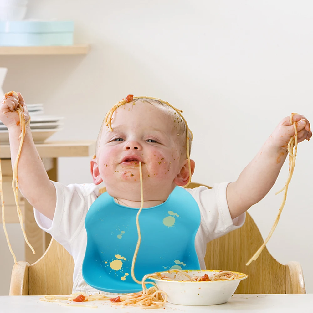 Hot Hot Sale High Quality Waterproof Baby Bibs Perfect for Babies and Toddlers Silicone Baby Bib