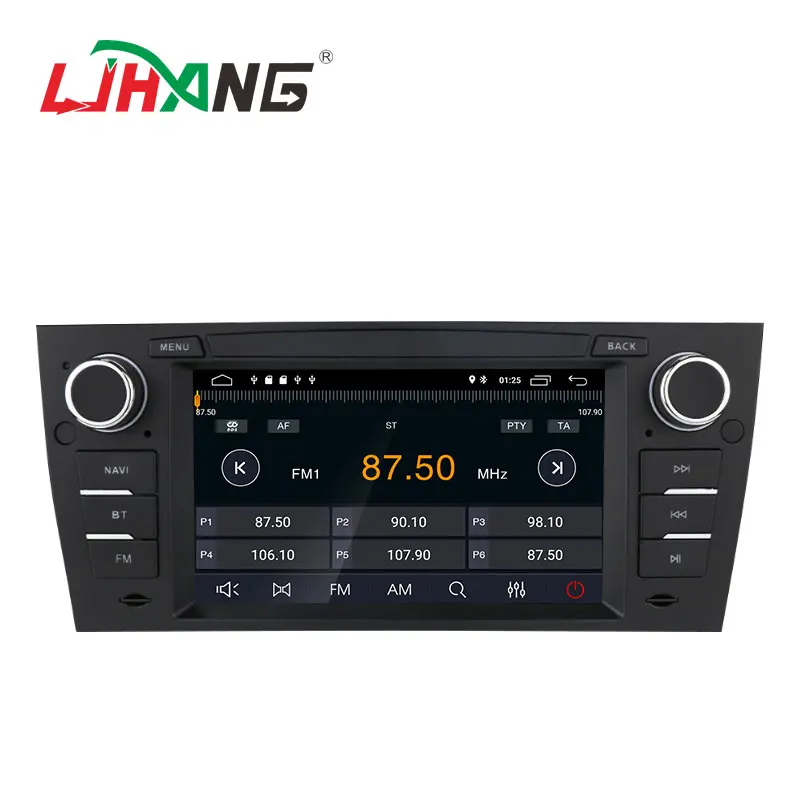 LJHANG touch Screen Android 12 4G+64GB car audio gps navi dvd player For BMW 3 Series E90 E60 CCC/CIC multimedia system