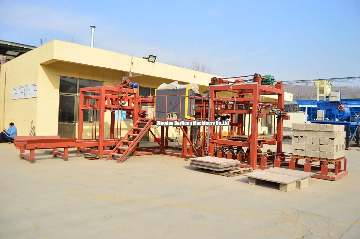 DF-1200 Automatic palletizer concrete block clamping brick Clamp Machine with separated concrete block clamping machinery