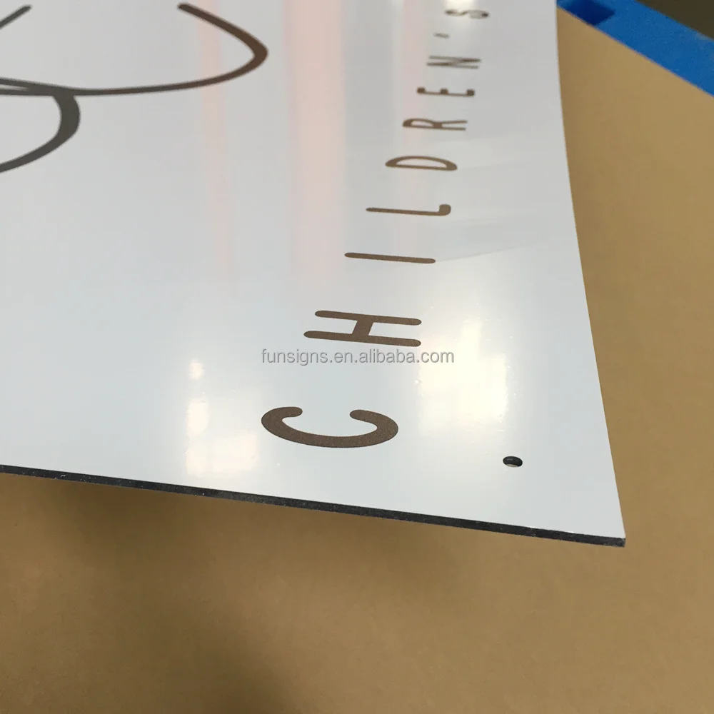 Custom Large Format UV Print Service on Dibond ACP PVC Board Acrylic Glass Metal Plastic Sheet UV Printing