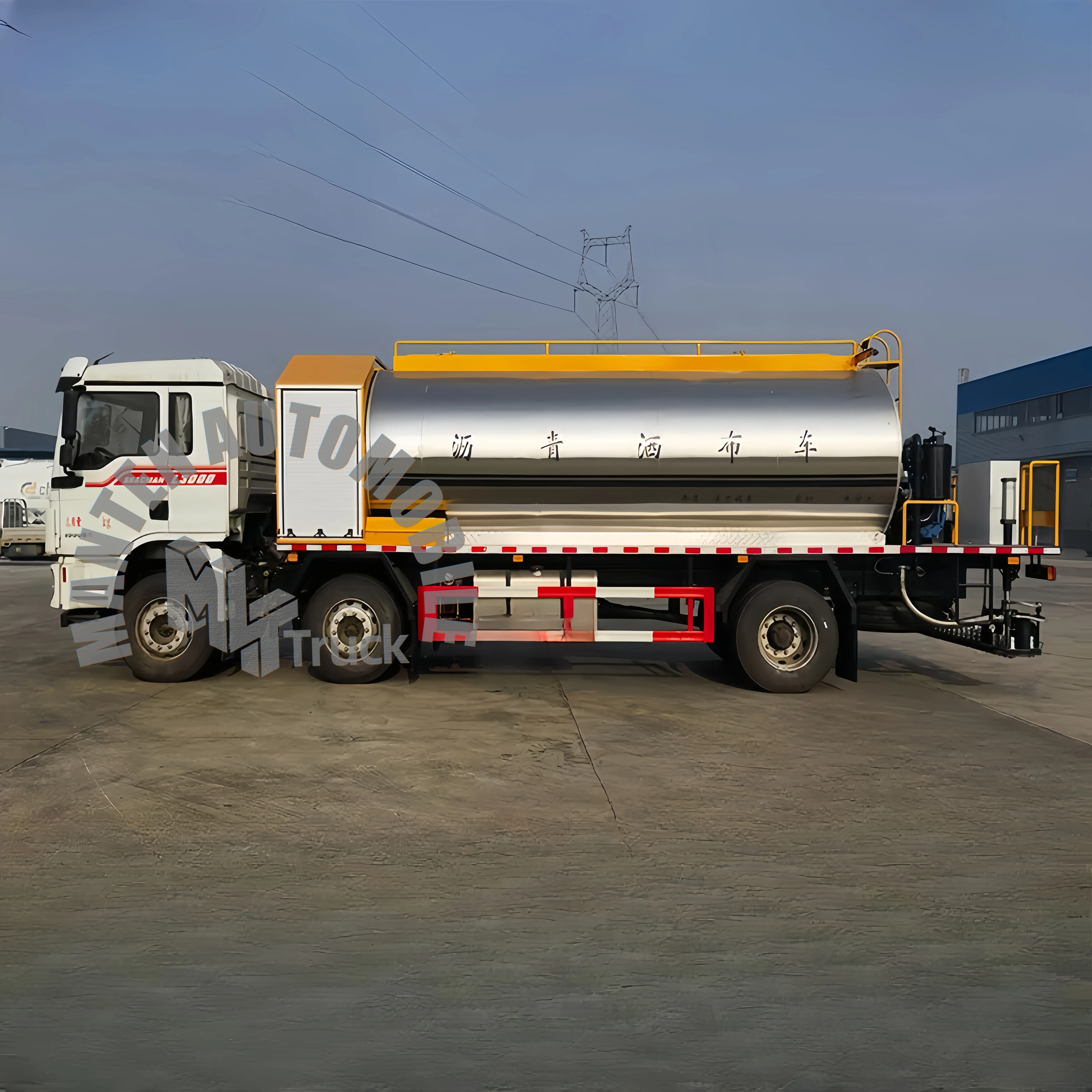China Factory Shacman Asphalt Emulsion Sprayer 16CBM LHD RHD Bitumen Tanker Truck