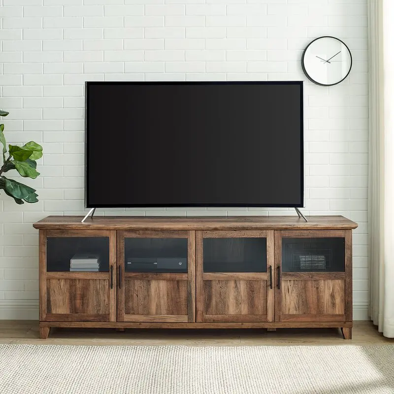 Modern wholesale wooden TV stands Living Room Furniture Entertainment Unit Lowline TV Cabinet TV console