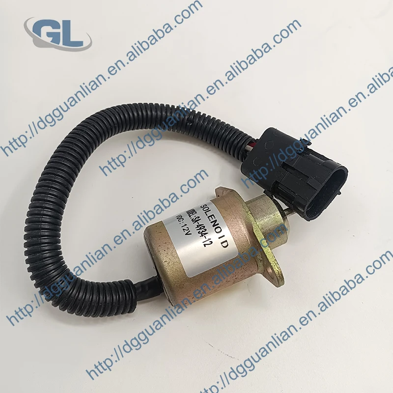 2848A275 2848A279 Fuel Solenoid Valve For Per-kins 1457906 SA-4934-12 12V