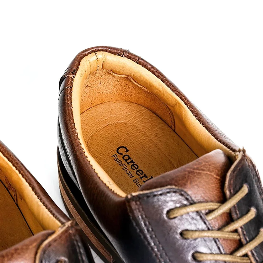 Designer genuine leather shoes