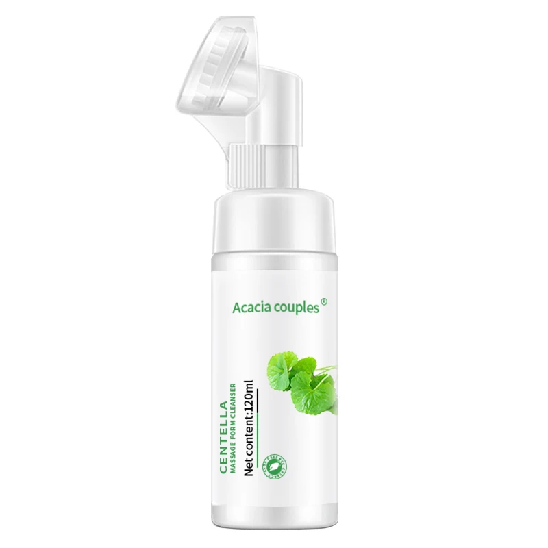 Private Label Korean Organic Cleansing Mousse BHA Salicylic Acid Acne Clear 4 In 1 Face Wash Facial Deep Foam Cleanser