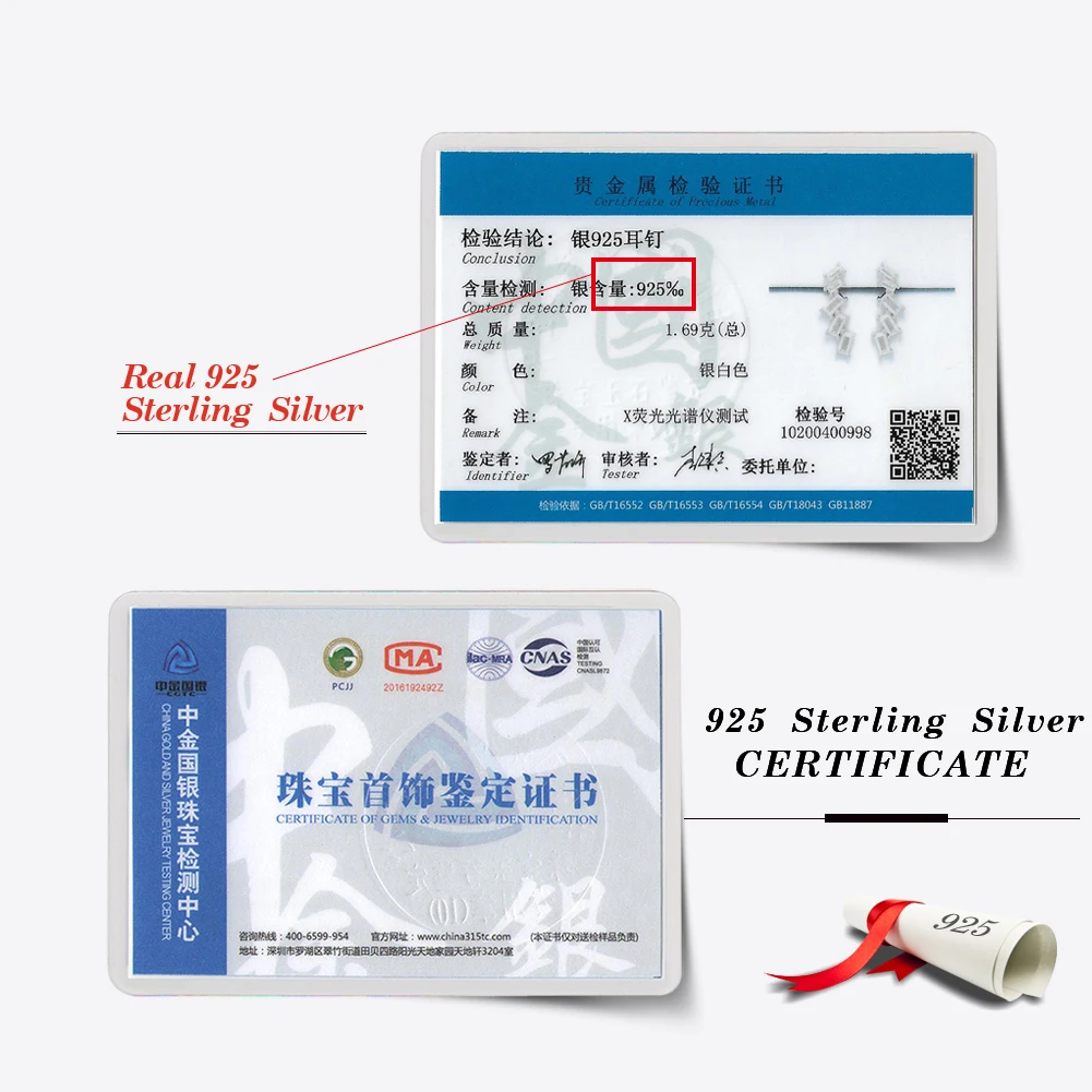 RINNTIN SE310 latest design 925 Sterling Silver Ear Cuff Crawler for Women Teen Girls Fashion Stud Ear Climber Jackets