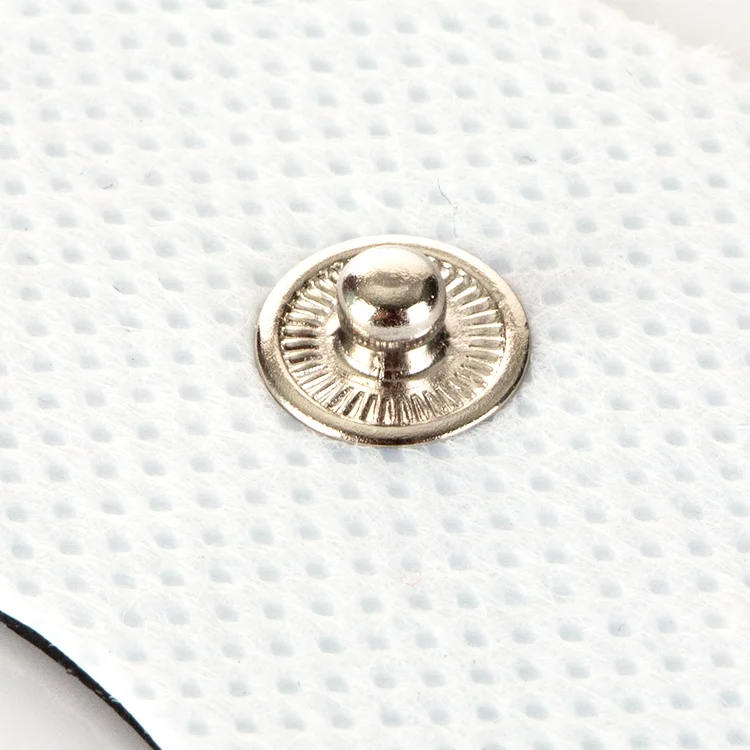 Replacement non-woven self-adhesive tens unit snap electrode pads with button
