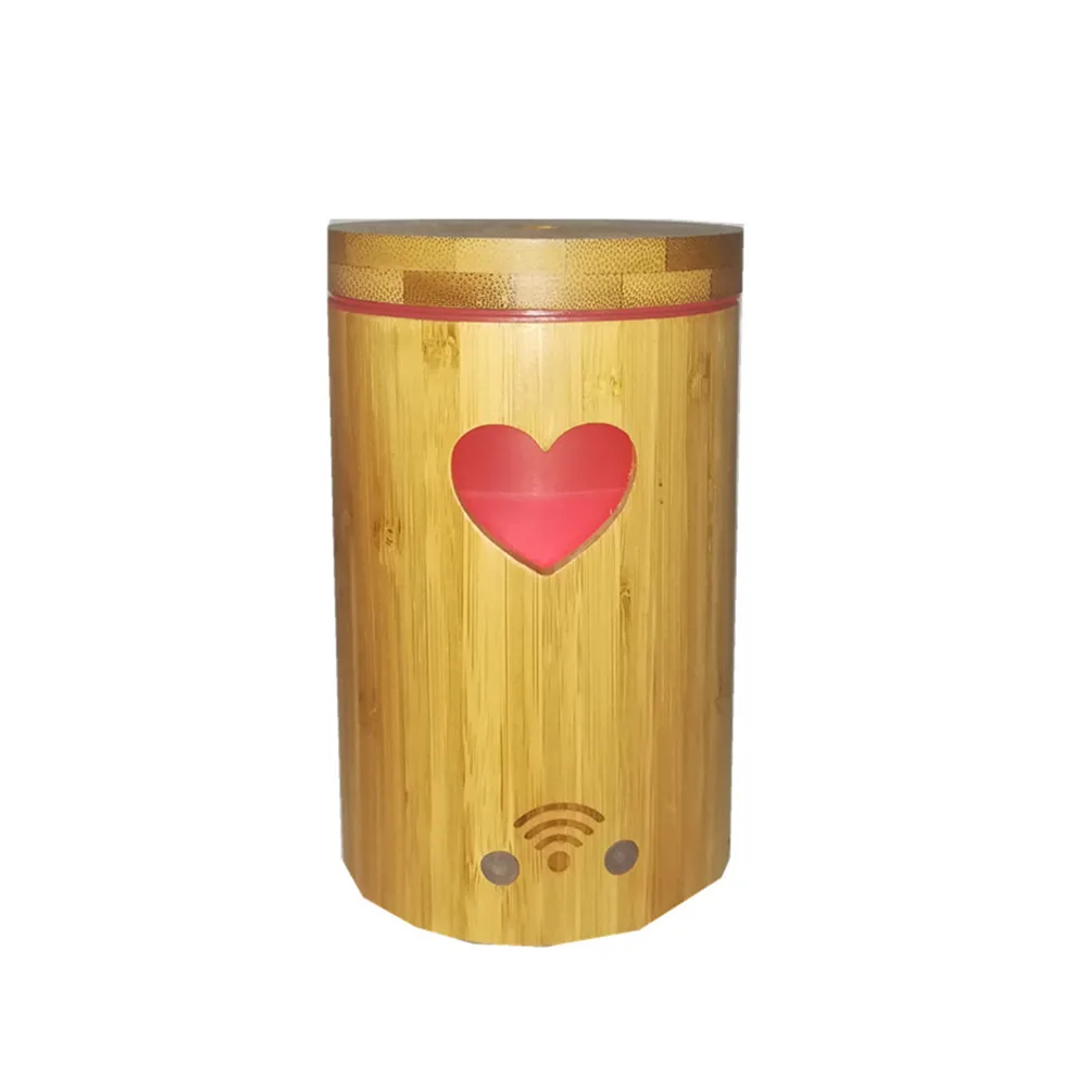 
Smart 160ml bamboo diffuser air humidifier air purifier WI-FI Aroma Dlffuser humidifier 