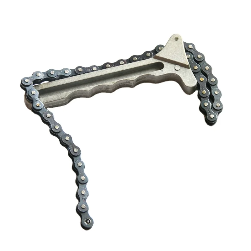 Car Engine Wrench Remover Tools  Aluminum  handle Adjustable Chain Oil Filter Wrench For Auto repair tool