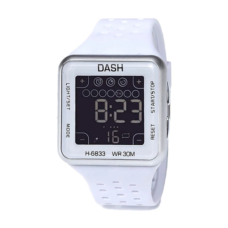 DASH 6833 black screen and white screen high quality  waterproof  watches wrist