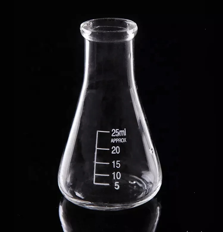 Tiandi Lab 25ml Borosilicate Glass Erlenmeyer Flask