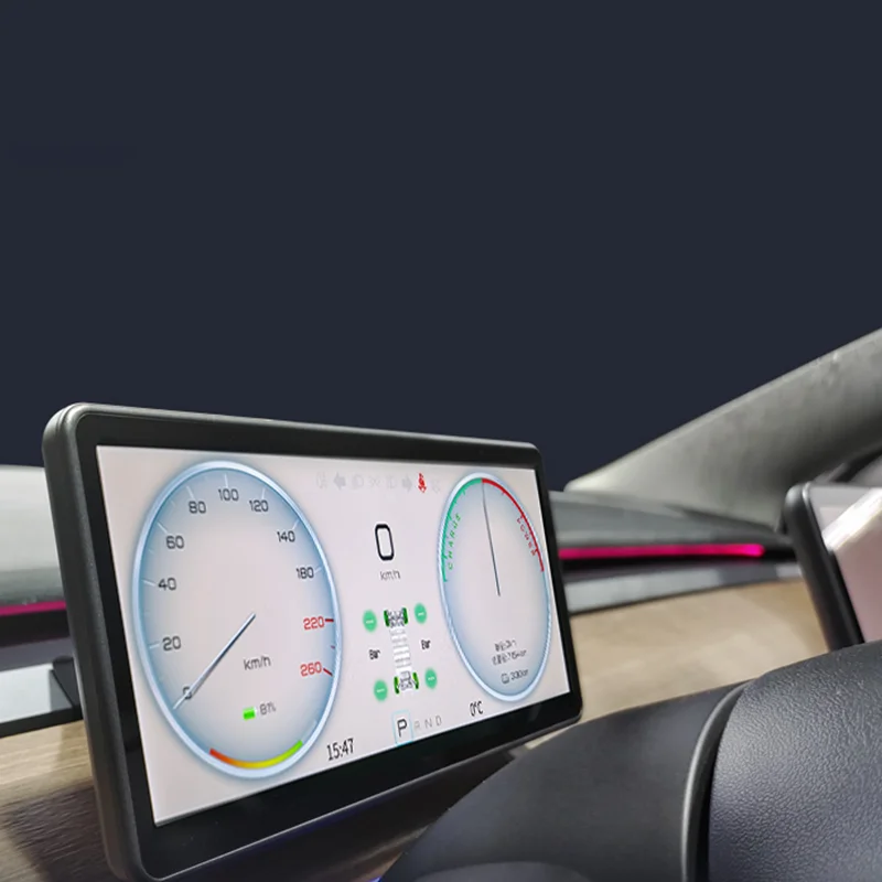 EVbase 9 inch Full Touch Screen tesla heads up display carplay GPS Navigation WIFI Support car display screen for Model 3 Y