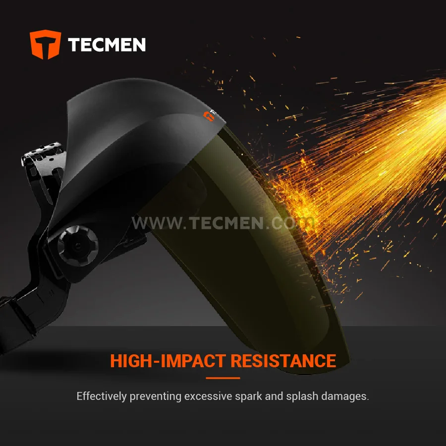 Tecmen TM-S2 оттенок 3 промышленной безопасности защитный лицевой щиток-s Маска-s новый дизайн для insuctrial конструкции