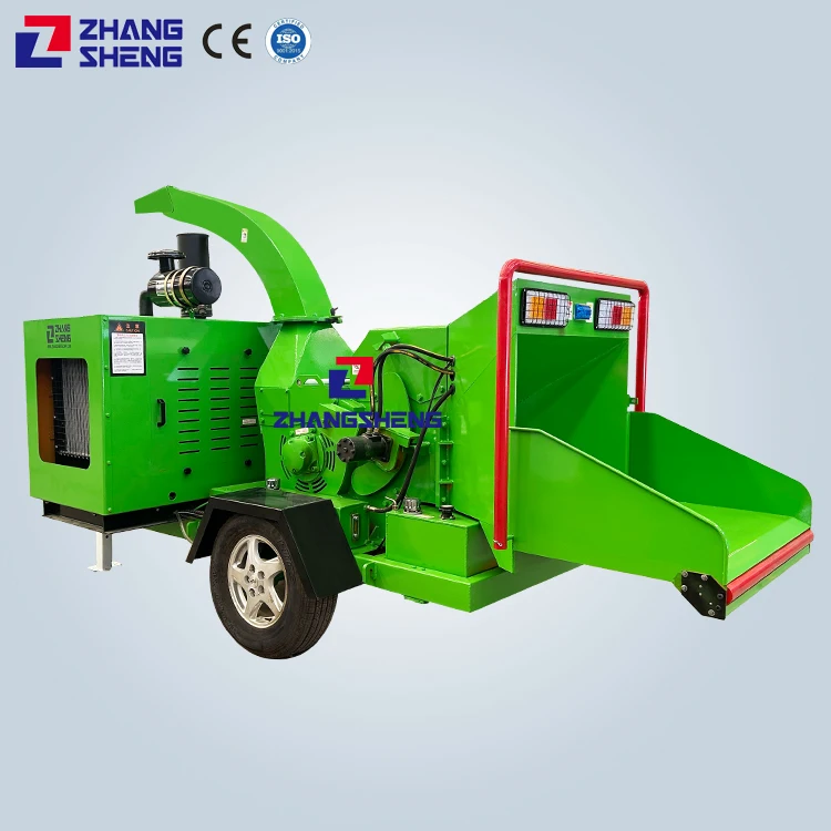 Hot sale drum type wood chipper engine shredder diesel chipper wood china