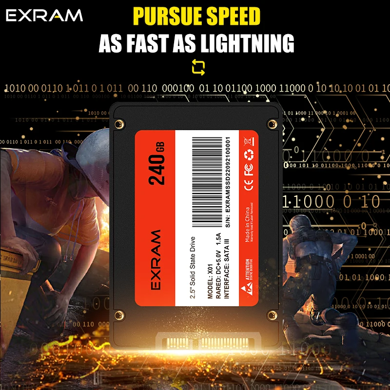 EXRAM 2023 Wholesale High Quality 2.5inch  SSD 120 GB 240 GB 480 GB