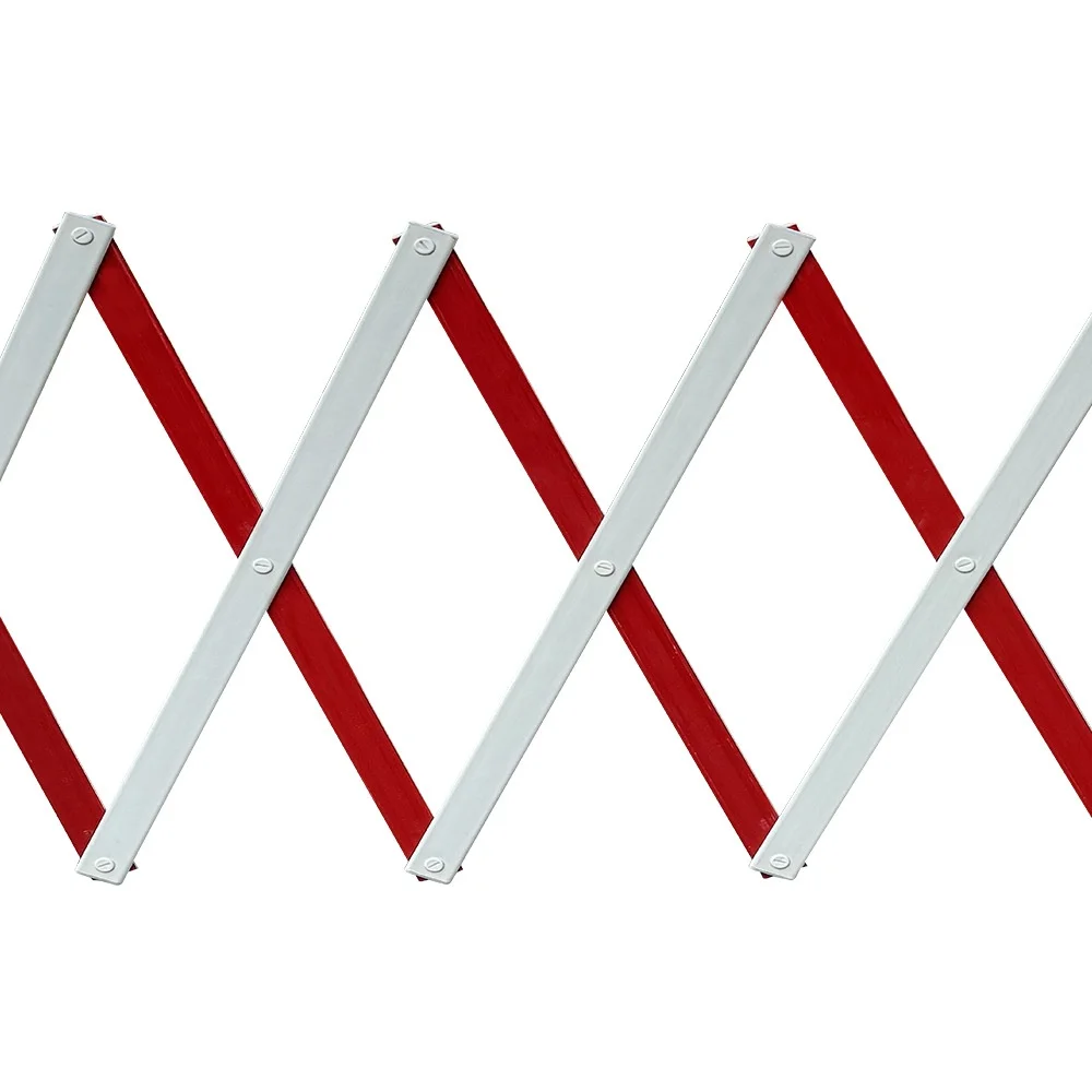 Portable Construction PVC Fence Isolation Belt Movable Plastic Folding Guardrail Telescopic Water-Filled Steel Traffic Barriers